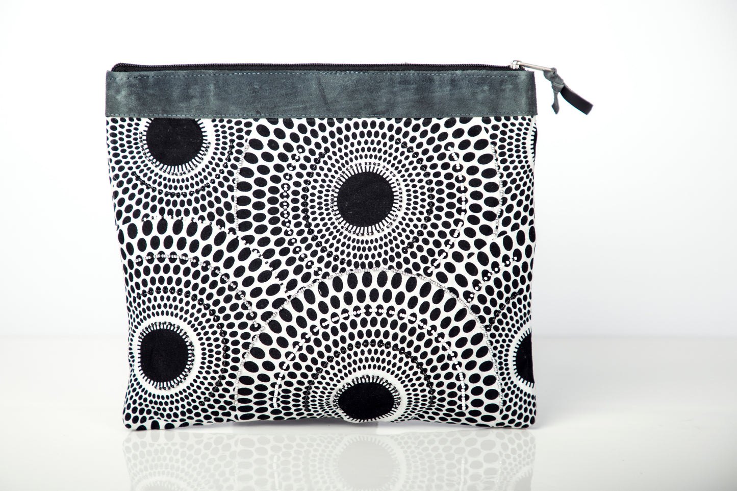 Zipper Pouch- "Mwangaza" Large