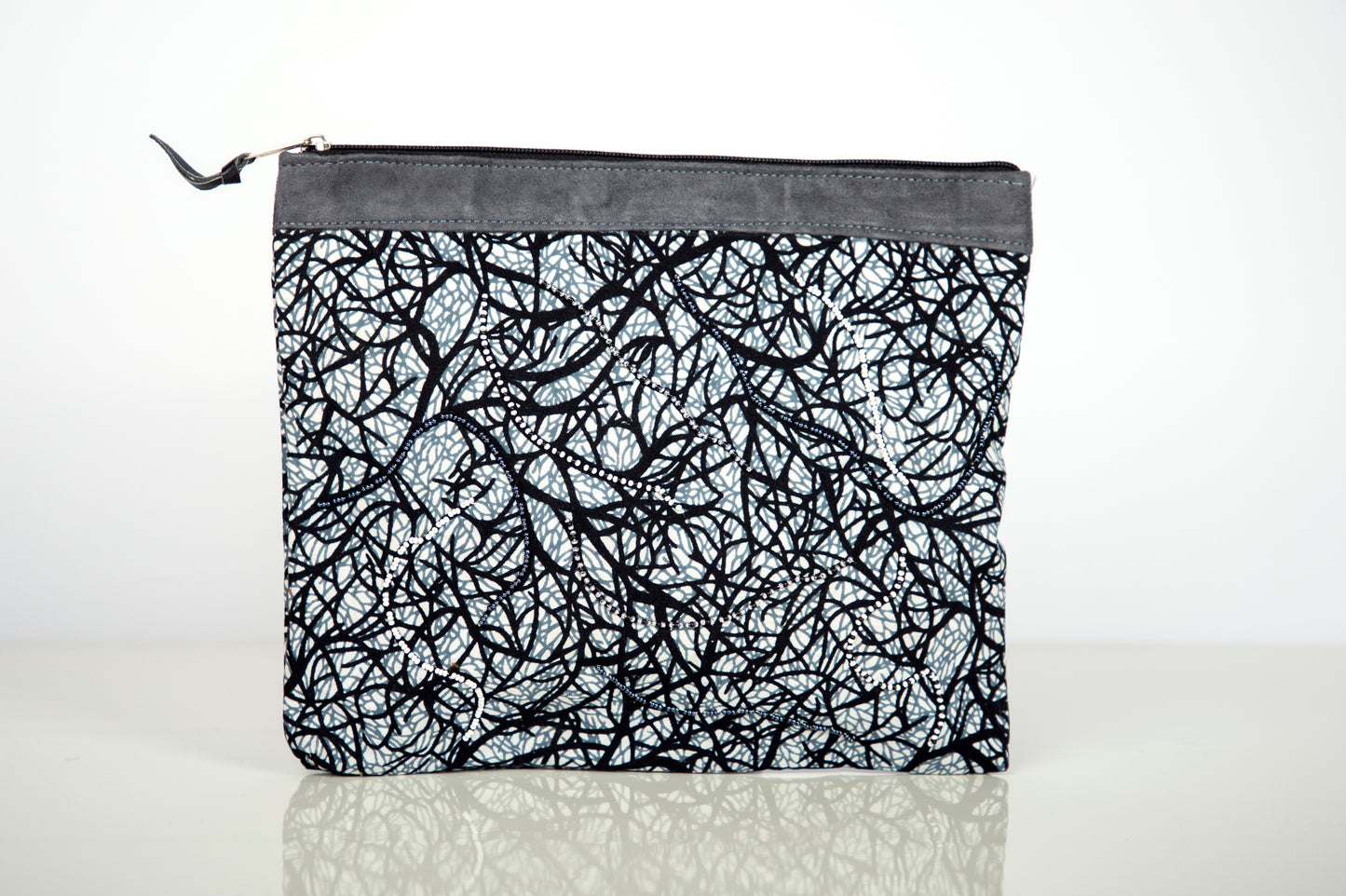 Zipper Pouch - "Matawi" Large
