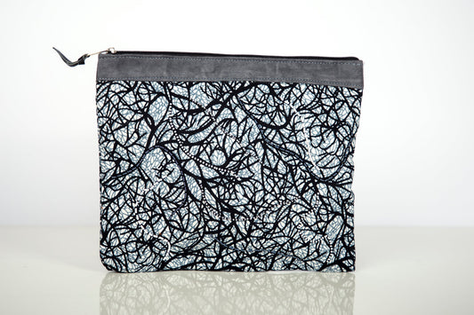 Set of Three Zipper Pouches - "Matawi"