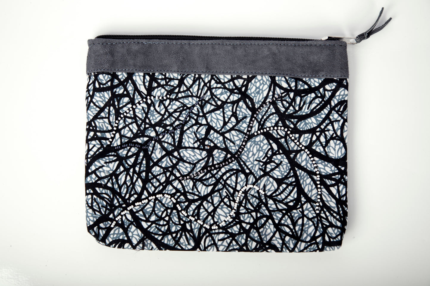 Zipper Pouch - "Matawi" Medium