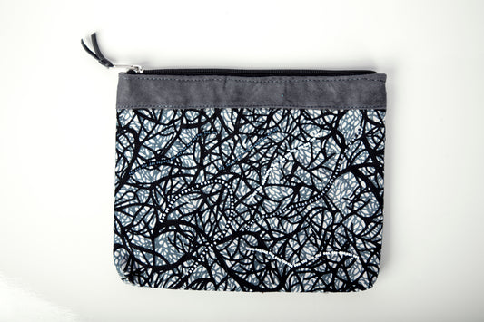 Zipper Pouch - "Matawi" Medium