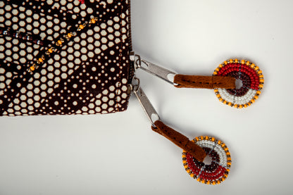 "Mduara" Handmade Four-Piece Set: Tablet Case + Three Zipper Pouches