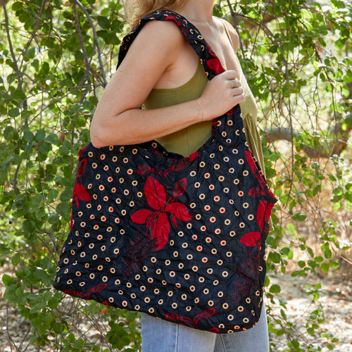 Compact Kitenge Tote Bag- 