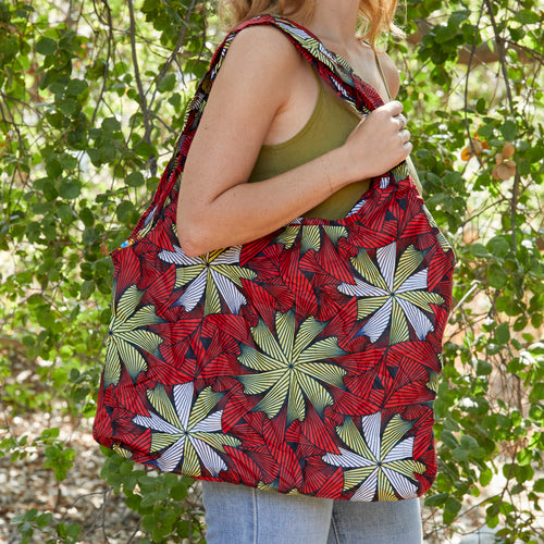 Compact Kitenge Tote Bag- 