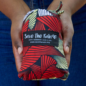 Compact Kitenge Tote Bag- "Delilah"