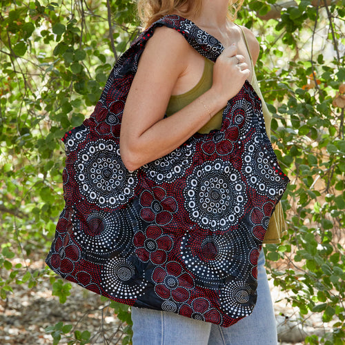 Compact Kitenge Tote Bag- 