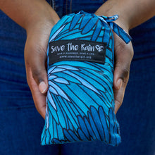 Load image into Gallery viewer, Compact Kitenge Tote Bag- &quot;Chrysanthemum&quot;