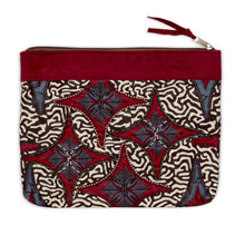 Load image into Gallery viewer, Zipper Pouch- &quot;Berry&quot;