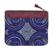 Load image into Gallery viewer, Zipper Pouch- &quot;Grapes&quot;
